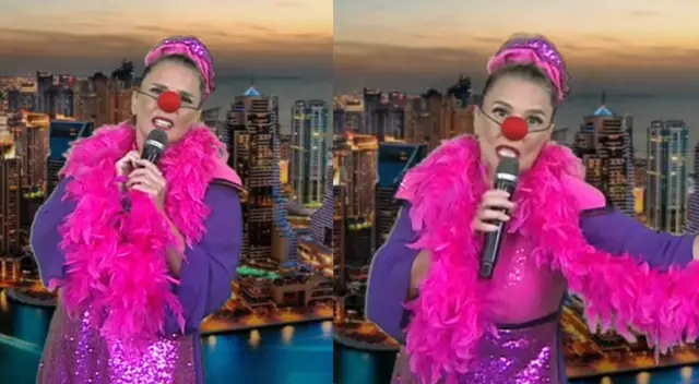 Johanna San Miguel se disfraza de Queca y vacila a Jota Benz. Johanna San Miguel se disfraza de Queca y vacila a Jota Benz.