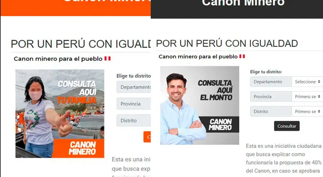 Página web incentivaría al voto a Keiko Fujimori