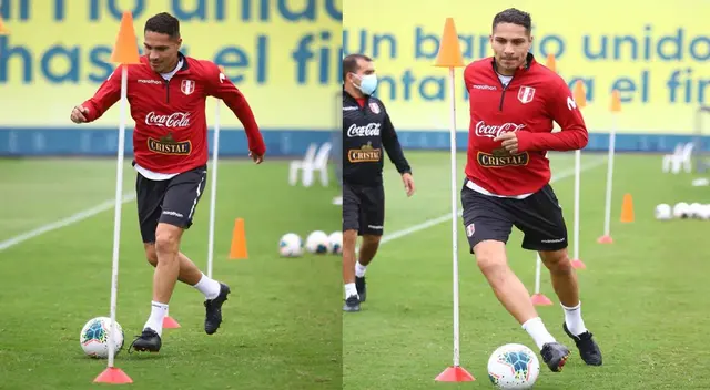 Paolo Guerrero se unió a los trabajos de la selección peruana este lunes. Paolo Guerrero se unió a los trabajos de la selección peruana este lunes.