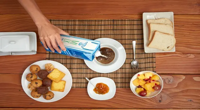 La leche es un complemento perfecto para una alimentación balanceada. La leche es un complemento perfecto para una alimentación balanceada.