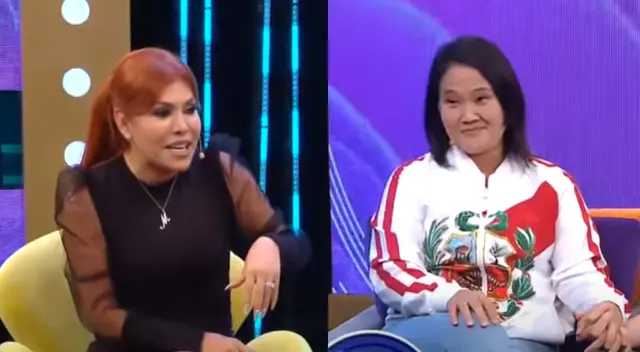 Keiko Fujimori envía advertencia a Magaly Medina durante entrevista. Keiko Fujimori envía advertencia a Magaly Medina durante entrevista.