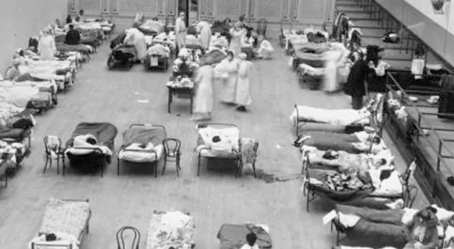 Sudamérica y gran parte del mundo sufría por la gripe española. Sudamérica y gran parte del mundo sufría por la gripe española.