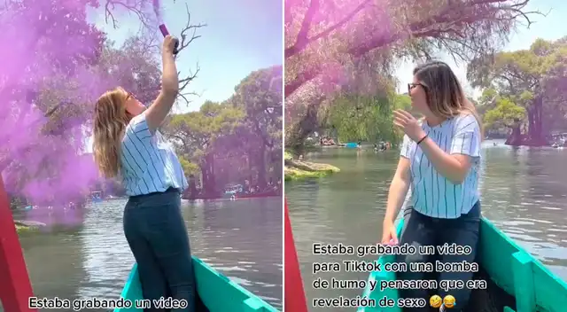 La joven no pensó que las personas confundirían el evento.