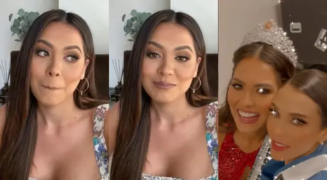 Andrea Meza llenó de elogios a Janick Maceta, y aprovechó en responderle a los usuarios que aseguran no debió haber sido coronada Miss Universo.