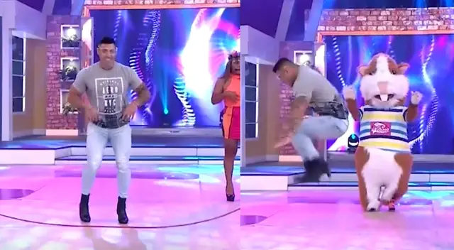 Sebastián Lizarzaburu salta soga con tacones y sorprende a más de uno. Sebastián Lizarzaburu salta soga con tacones y sorprende a más de uno.