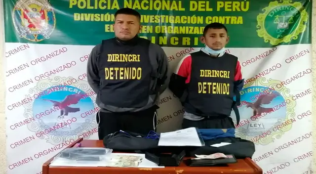 Los detenidos registran antecedentes policiales por diversos delitos