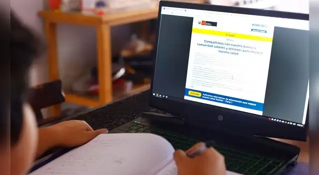 El último 5 de abril se habilitó la web de Aprendo en casa para los niños, niñas y jóvenes de inicial, primaria y secundaria. Foto: Grupo La República