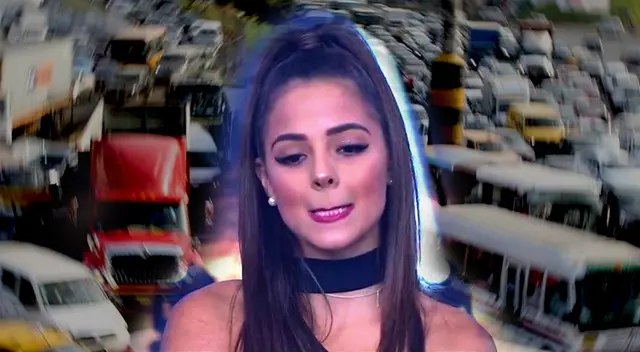 Luciana Fuster molesta con la forma de conducir en Lima: “Todos metidos como sea” [VIDEO]