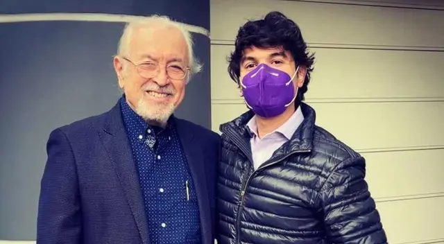 Bruno Pinasco había preferido poner la salud de su padre 'Rulito' primero y esperó hasta después de su vacuna antes de verse nuevamente.