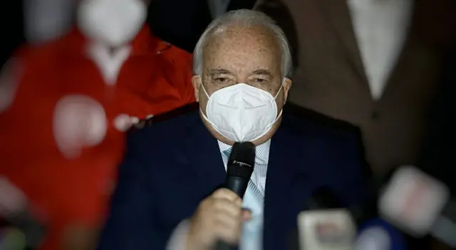 Julián Palacín se pronunció durante conferencia de prensa de Perú Libre. Julián Palacín se pronunció durante conferencia de prensa de Perú Libre.