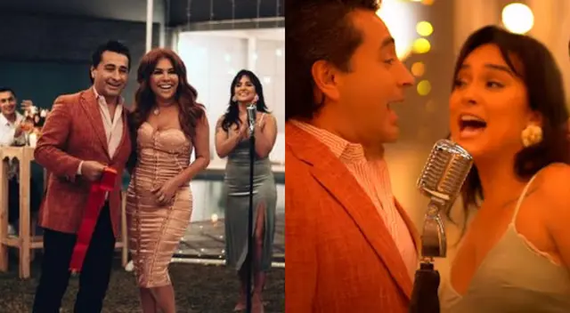 Daniela Darcourt felicitó a Magaly Medina y Alfredo Zambrano. Daniela Darcourt felicitó a Magaly Medina y Alfredo Zambrano.