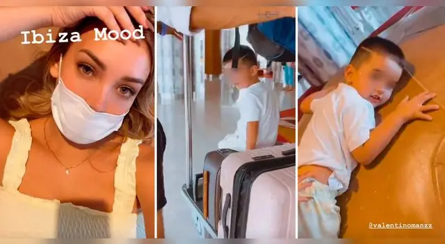 Paula Manzanal se toma un tiempo para vivir lindos momento con su pequeño.