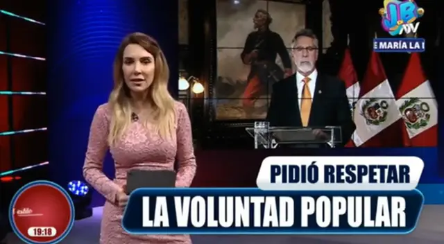 Juliana Oxenford resaltó la gestión de Francisco Sagasti, quien entró al poder luego del golpe de Estado de Manuel Merino de Lama. Juliana Oxenford resaltó la gestión de Francisco Sagasti, quien entró al poder luego del golpe de Estado de Manuel Merino de Lama.