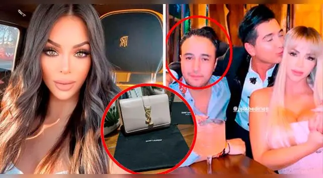 Sheyla Rojas es sorprendida por su novio con costosa cartera marca, Yves Saint Laurent.