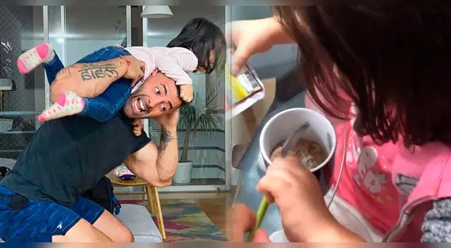 Sebastián Lizarzaburu comparte tierno video preparando un postre junto a su hija [VIDEO]