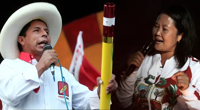 Pedro Castillo y Keiko Fujimori se disputan el sillón presidencial en segunda vuelta.