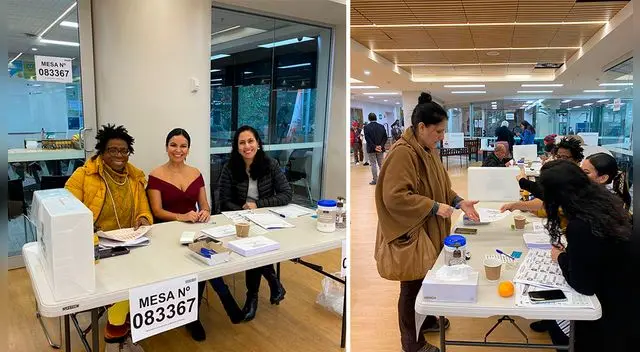 Peruanos vienen votando en Australia y Nueva Zelanda. Peruanos vienen votando en Australia y Nueva Zelanda.