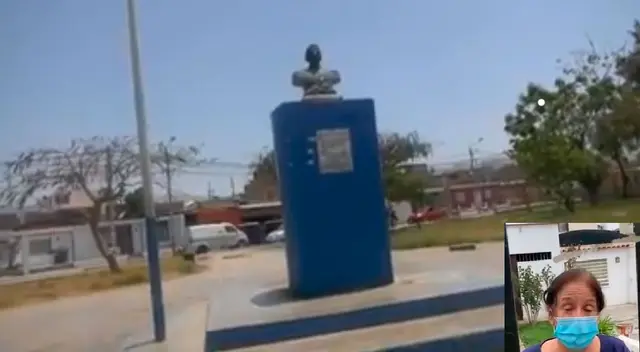 La agraviada que vive frente a un parque pidió presencia de la PNP La agraviada que vive frente a un parque pidió presencia de la PNP
