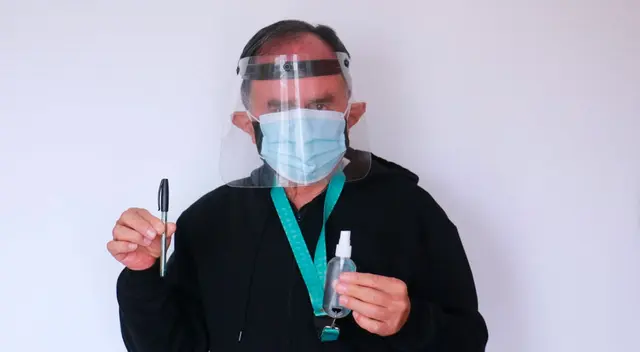 No olvidar doble mascarilla, lapicero y alcohol