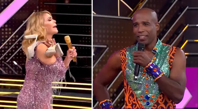 Gisela Valcárcel se emociona al bailar con Cuto Guadalupe. Gisela Valcárcel se emociona al bailar con Cuto Guadalupe.