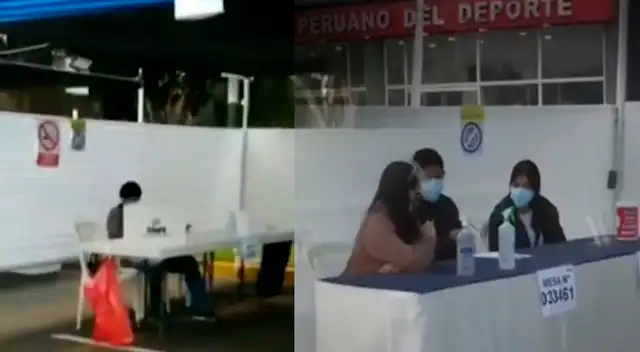 Ausencia de miembros de mesa los locales del Estadio Nacional y Jesús María