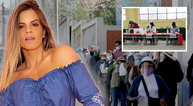 Alejandra Baigorria esta vez sí cumplió su deber como miembro de mesa [FOTOS]