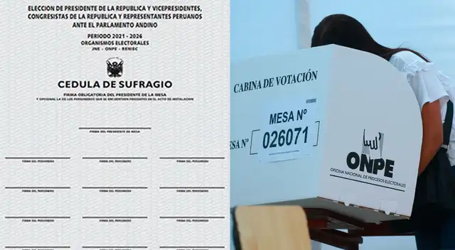 Todas las cédulas deben de estar firmadas.