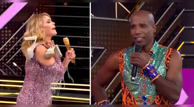 Gisela Valcárcel y ‘Cuto’ Guadalupe bailan al ritmo de festejo en El artista del año