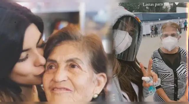 Ivana Yturbe asiste a su centro de votación junto a su abuelita [FOTO]