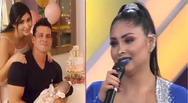 Pamela Franco se quiebra al hablar sobre su familia en El artista del año.