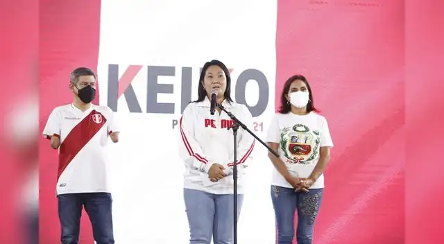 La lideresa de Fuerza Popular pidió  a la calma a sus simpatizantes