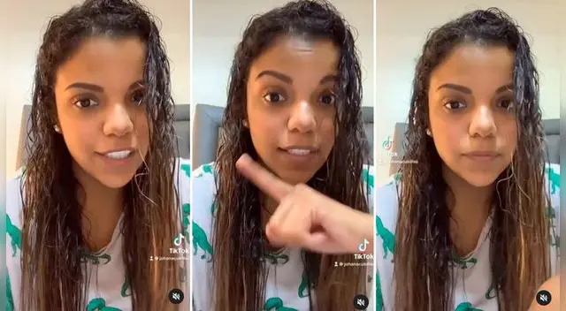 Johana Cubillas llora tras ver los resultados electorales.