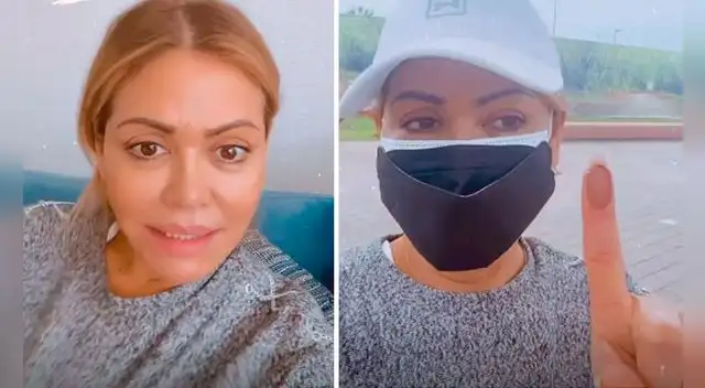 Gisela Valcárcel compartió un mensaje tras emitir su voto.