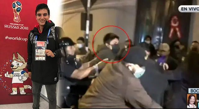 Steve Romero protagonizó un incidente en pleno enlace en vivo.