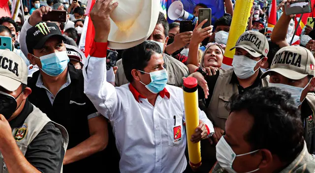 Pedro Castillo recibió un importante respaldo en el sur del país. Pedro Castillo recibió un importante respaldo en el sur del país.