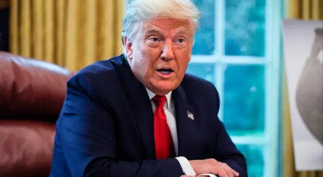 Aunque Donald Trump saludó a EE.UU. por recuperarse de una grave pérdida económica, dijo que los estadounidenses aún deben responsabilizar a China.