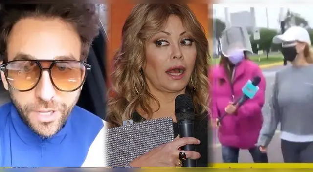 Gisela Valcárcel se pone a la defensiva con la prensa y Rodrigo Gonzales le dice: “Ahí está su verdadera cara”