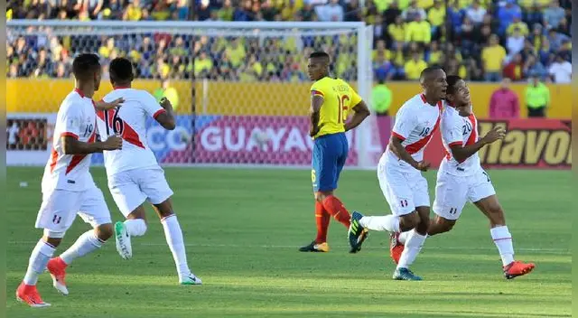 Edison Flores anotó un gol en la victoria 2-1 a Ecuador en Quito.