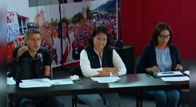 Keiko mostró videos en lo que se observa supuestas malintenciones de simpatizantes de Pedro Castillo.