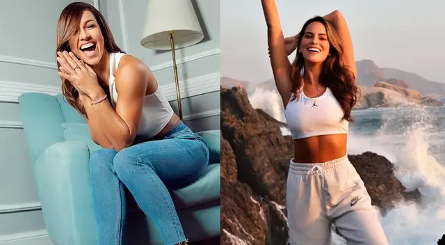 Valeria Piazza feliz porque Paloma Fiuza volvió a Esto es guerra, luego de una lesión al tobillo.