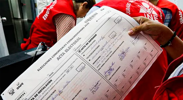 Actas electorales impugnadas fueron observadas por la ONPE, tras las elecciones.