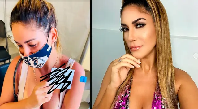 Tilsa Lozano se vacunó contra el coronavirus.