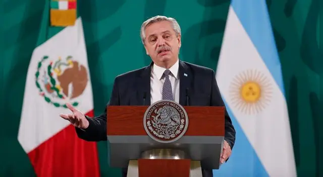 El presidente de Argentina, Alberto Fernández. El presidente de Argentina, Alberto Fernández.