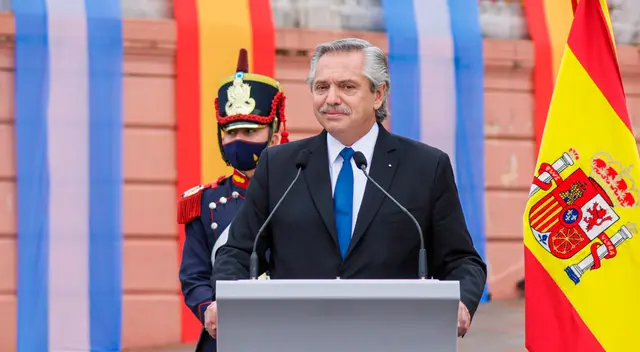 El presidente de Argentina, Alberto Fernández.