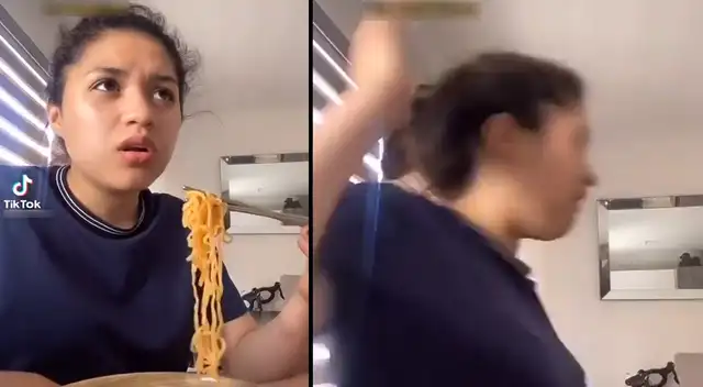 Peculiar video de la joven se viralizó en las redes sociales.