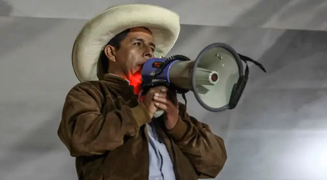 “Sigamos firmes y alegres en esta lucha final que es de todos los peruanos”, dijo Pedro Castillo.