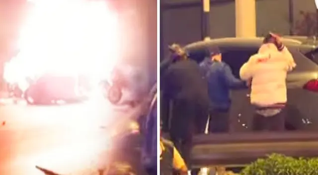 Sujeto que conducía el vehículo escapó sin querer recibir los primeros auxilios. PNP investiga el hecho. Sujeto que conducía el vehículo escapó sin querer recibir los primeros auxilios. PNP investiga el hecho.