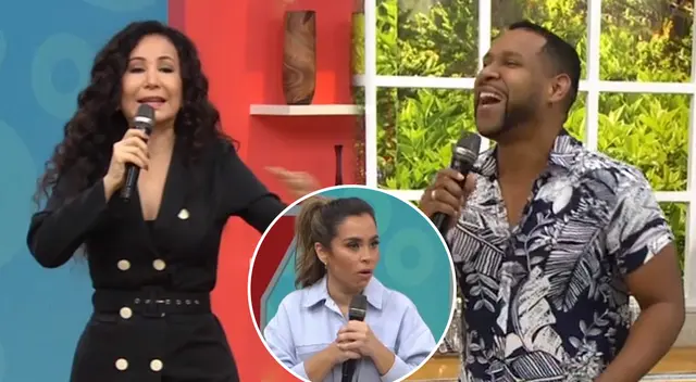 Janet Barboza y Ethel Pozo observan el atuendo de Giselo y lo trolean por su ropa interior Janet Barboza y Ethel Pozo observan el atuendo de Giselo y lo trolean por su ropa interior