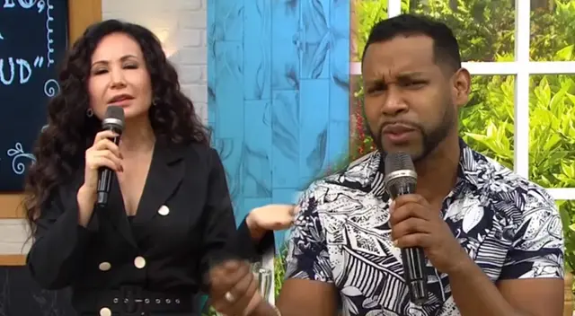 Janet Barboza se queja de las burlas de Giselo y él responde: “¿Y cuando me dice papel quemado?” Janet Barboza se queja de las burlas de Giselo y él responde: “¿Y cuando me dice papel quemado?”