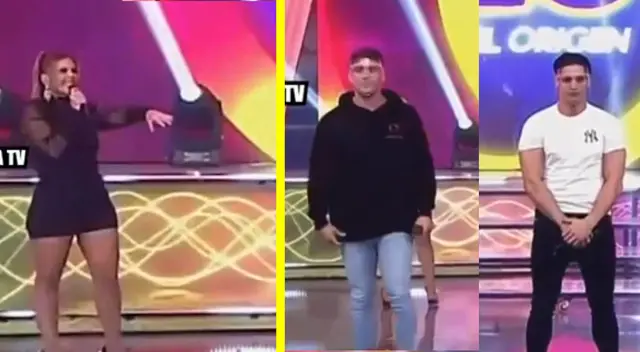 Pancho Rodríguez y Facundo González no saludan a Johanna San Miguel. Pancho Rodríguez y Facundo González no saludan a Johanna San Miguel.